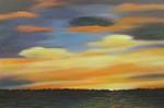 Sunset Over Macinac
